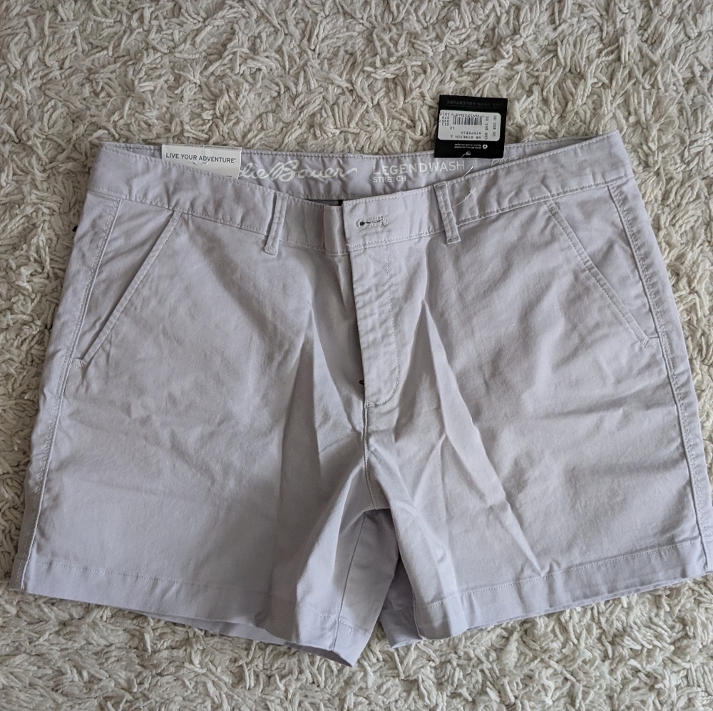 Eddie Bauer Shorts 5" Size 12 NWT